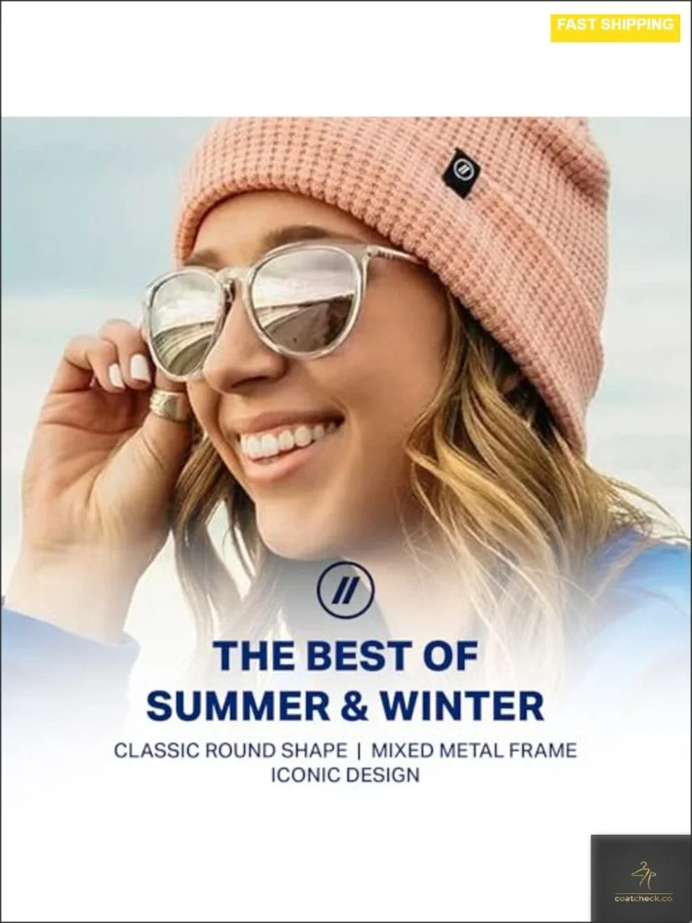 Polarized Sunglasses Classic Mixed Metal Frame 100% UV Protection